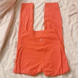 lululemon coral/light pink Leggings